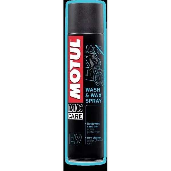 Limpiador en spray Wash & Wax de Motul, envase de 0,4 L