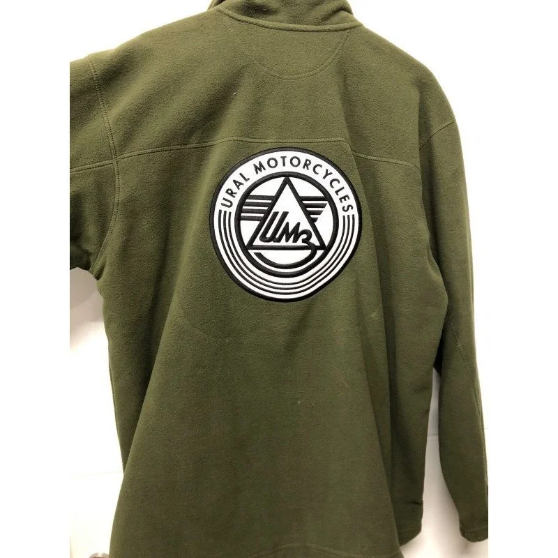 Veste polaire Ural verte, vetement Ural via Moto Side Aventure (concessionnaire side car Ural)