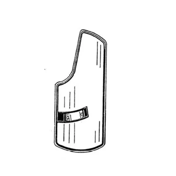 N°7 Left leg mudguard for the leg protection (carburetor part)