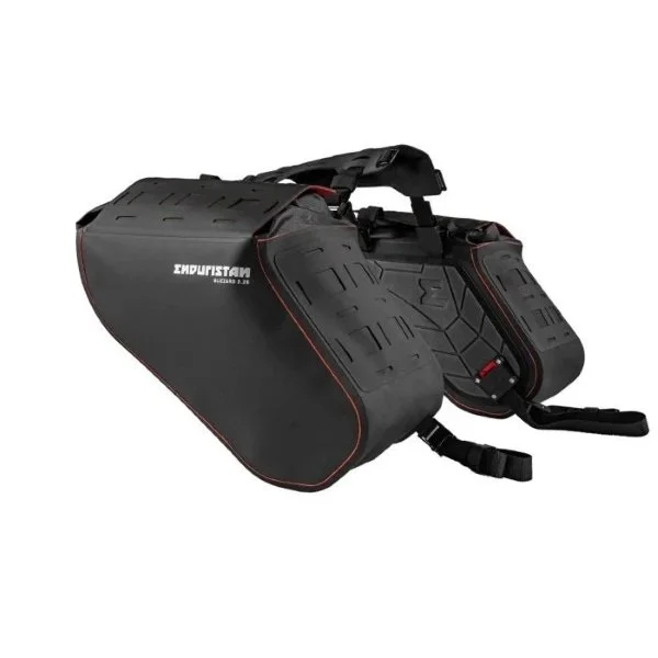 Enduristan Blizzard 2 saddlebags for mudguards compatible with Ural Motorcycles sidecars
