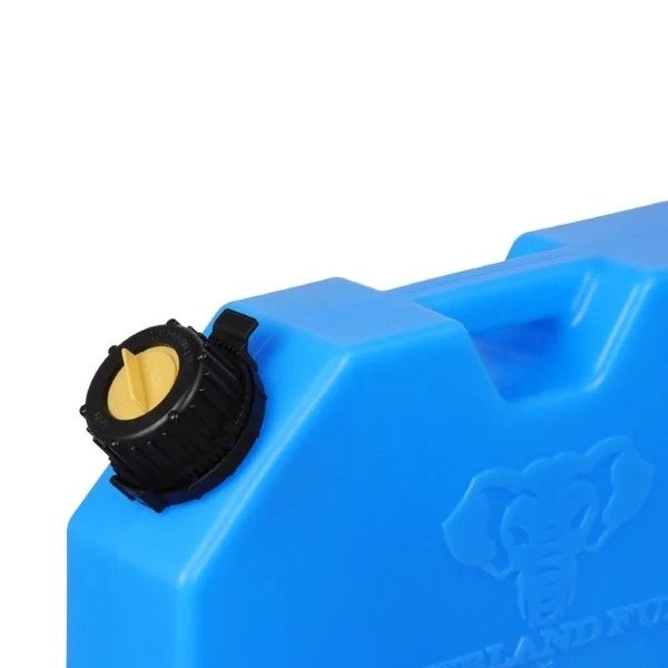 Bidón de agua Overland Fuel, accesorio Overland para sidecar Ural a través de Moto Side Aventure (distribuidor de sidecares Ural)