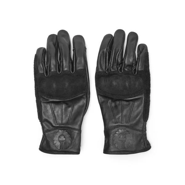 Ce Belstaff Clinch black Gloves, ideal for side car adventures Ural.