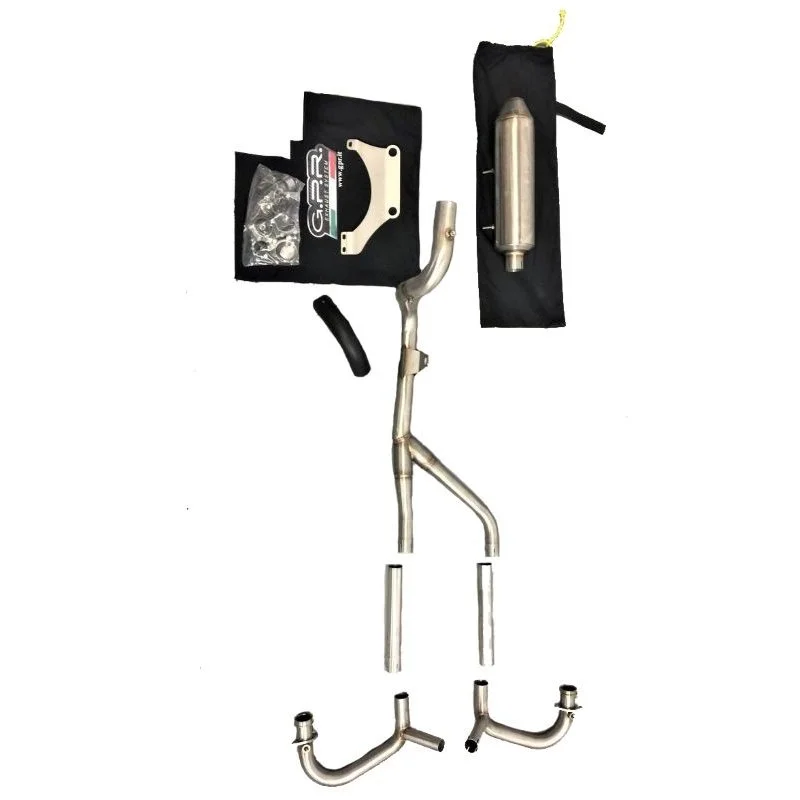 Système d'échappement GPR 2-1 pour 2022 Argent (OFF ROAD)