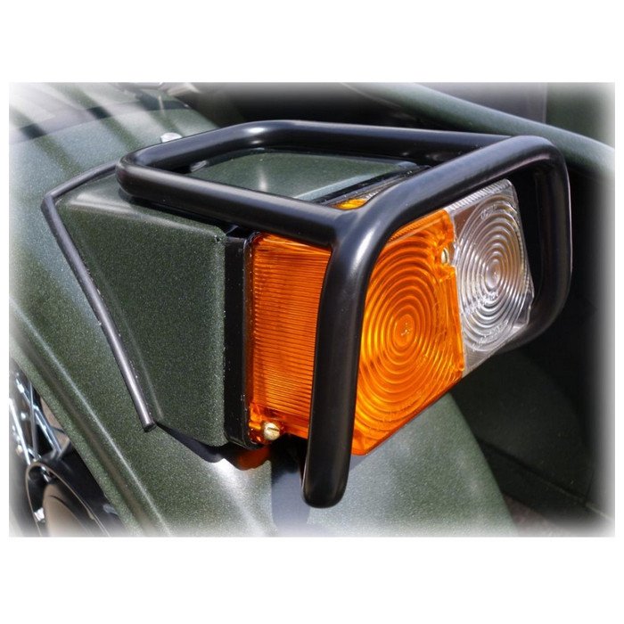 Protection feux du side car noir, accessoire pour side-car Ural via Moto Side Aventure (concessionnaire sidecar Ural)