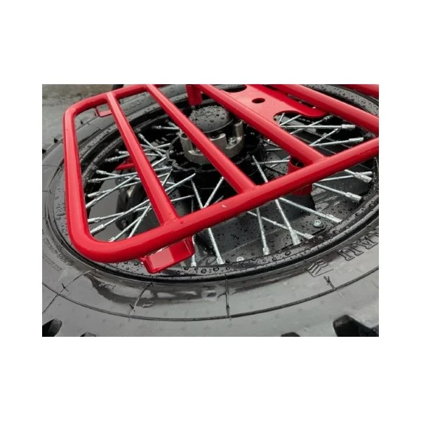 Spare wheel luggage rack heavy version installation kit red (Code 114)