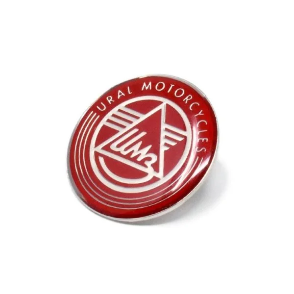 Ural logo pin red