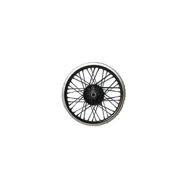 N°2 19" wheel (discbrake) without tire and brake disc, with disc adapter, aluminium rim silver (carburetor part)