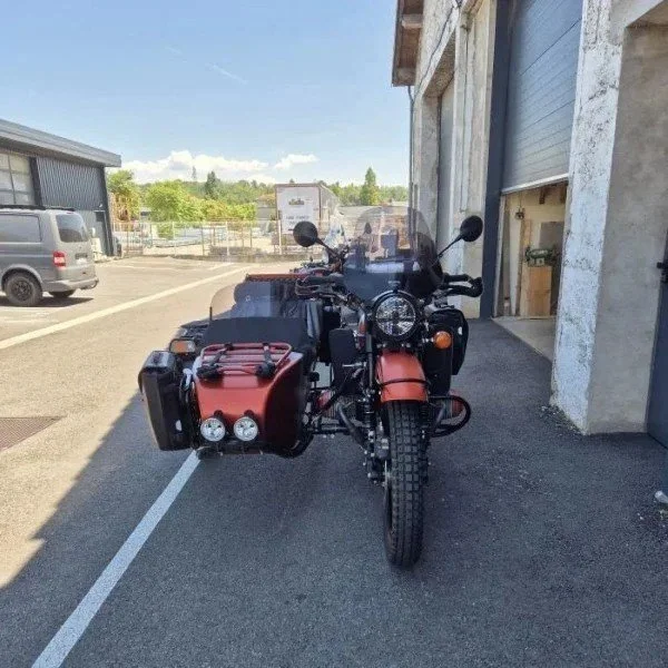 SysBag WP M con placa de adaptación izquierda, accesorio para sidecar Ural a través de Moto Side Aventure (distribuidor de sidecares Ural)