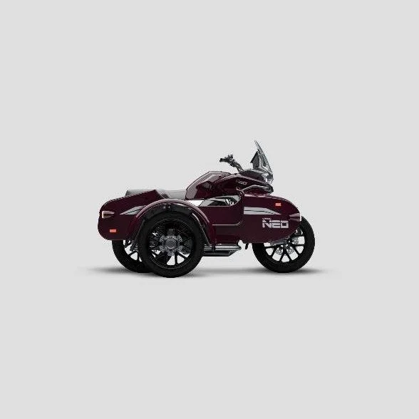 Side-car Ural Neo 500 de couleur Burgundy
