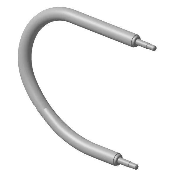 N°2 Cylinder crash bar leftside (IMZ-8.103-16305) chrome for the motorcycle frame (carburetor part)
