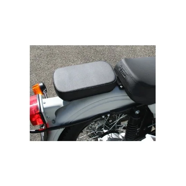 The luggage rack black behind 2/3 seat is an accessory for Ural sidecar via Moto Side Aventure
