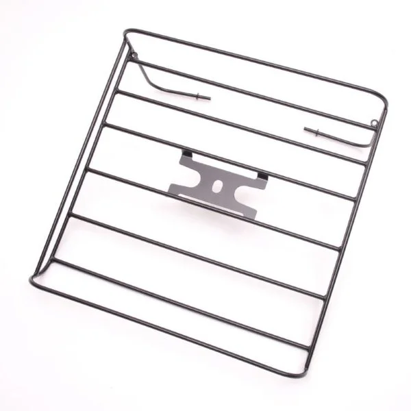 Luggage rack assembly for sparewheel, black, original Ural Motorcycles spare part for sidecar via Moto Side Aventure (Ural sidecar dealer)