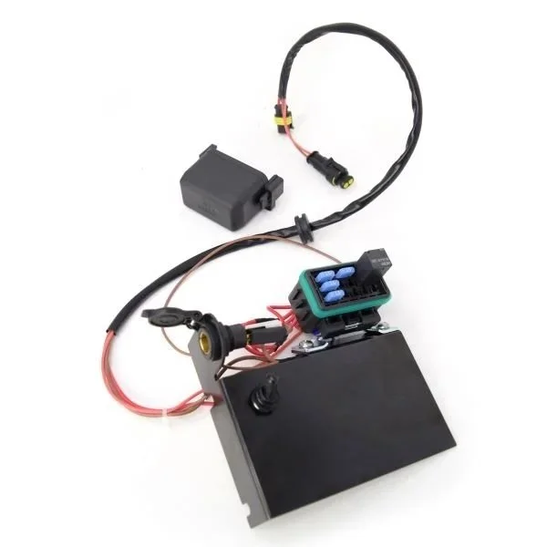 N°7 Boitier accessoire 12V avec boite à fusible dans le side-car depuis 2017, faisceau de câble