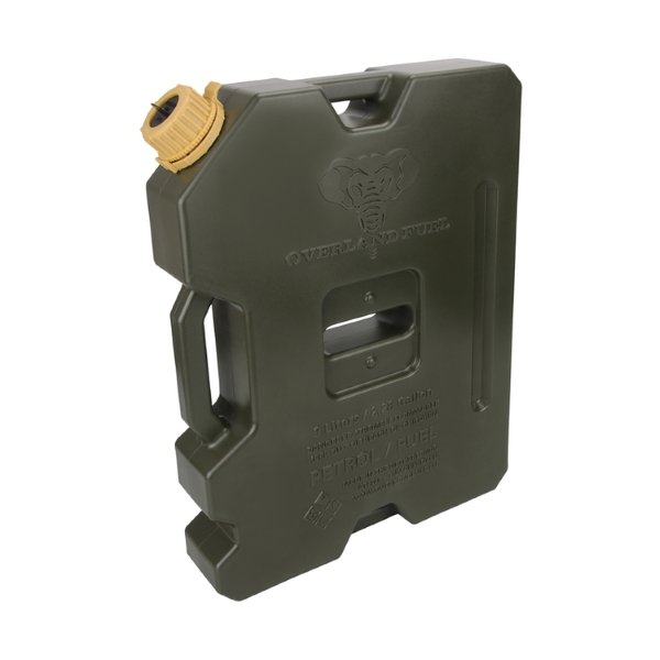The Fuel can Overland Fuel (available in red, Yellow Sahara, Green Army and black) is an accessory for Ural sidecar via Moto Side Aventure