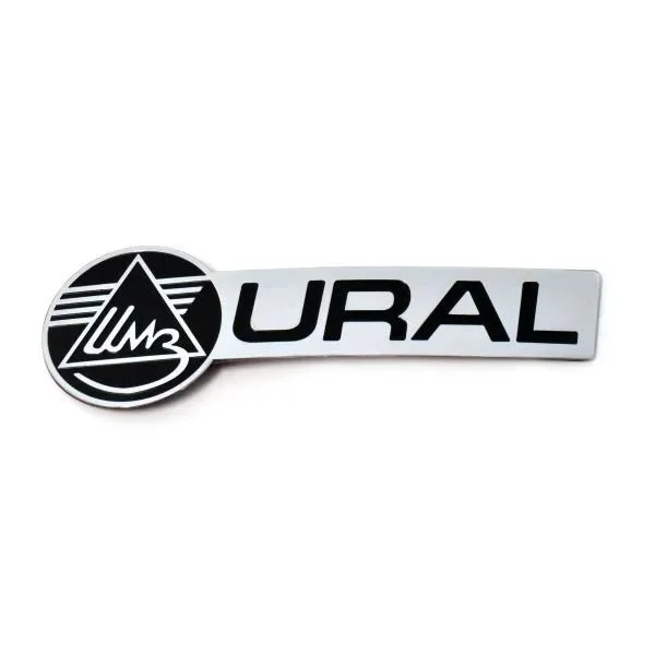 Left tank badge, accessory for side-car Ural via Moto Side Aventure (sidecar Ural dealer)