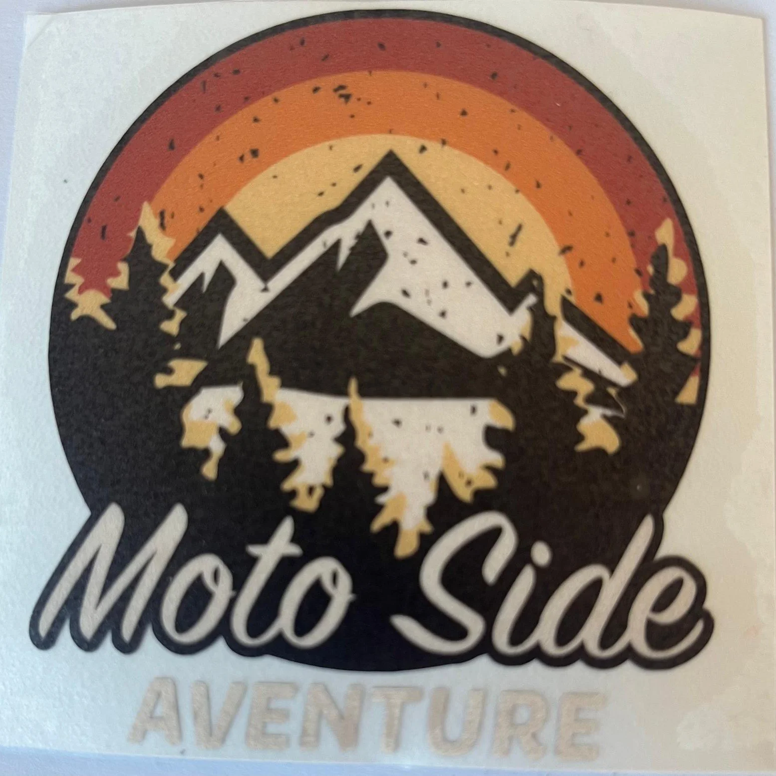 Autocollant Moto Side Aventure "Crépuscule"