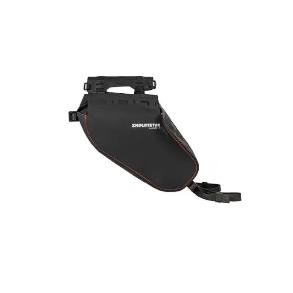 Sacoches de selle Blizzard 2 de 25L de la marque Enduristan pour le garde-boue compatible avec les side-cars de marque Ural Motorcycles