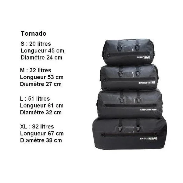 Bolsa impermeable Enduristan Tornado compatible con los sidecares de la marca Ural Motorcycles