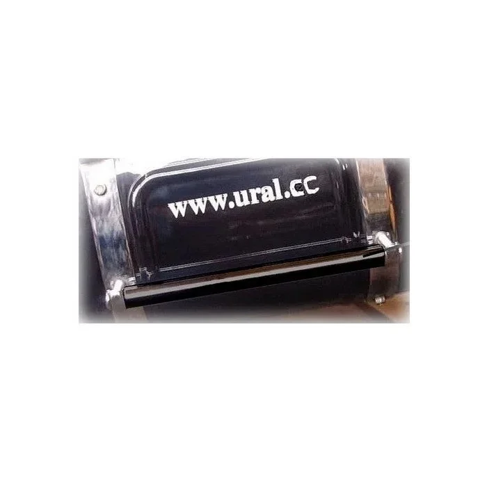 Pare-choc arrière pour panier du side-car, couleur noire, accessoire pour side-car Ural via Moto Side Aventure (concessionnaire side-car Ural)