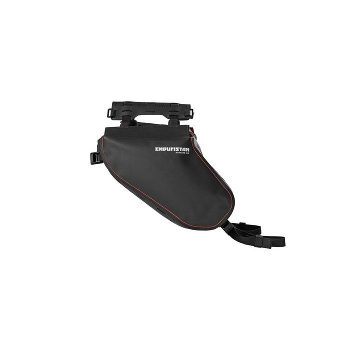 Sacoches de selle Blizzard 2 de 15L de la marque Enduristan pour le garde-boue compatible avec les side-cars de marque Ural Motorcycles