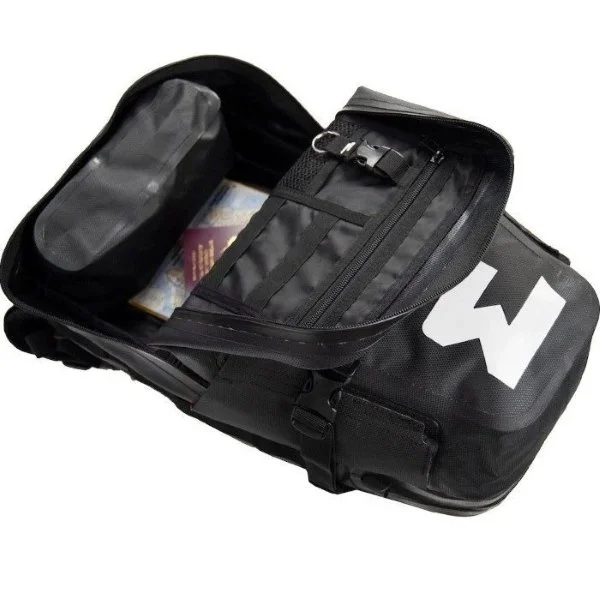 Enduristan Hurricane 25 waterproof rucksack for Ural Motorcycles sidecars