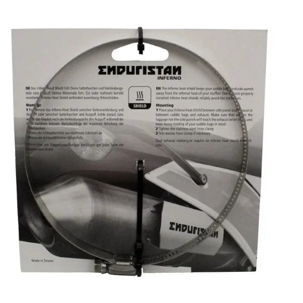 Bouclier thermique Inferno de la marque Enduristan est un accessoire pensé pour les side-cars de marque Ural Motorcycles