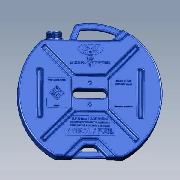 This water can (available in blue, natural and black) is an accessory for Ural sidecars via Moto Side Aventure
