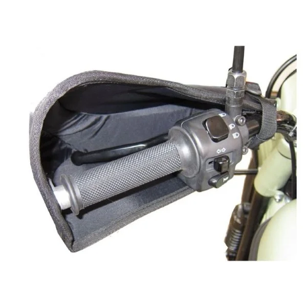 The Ural Blizzard Handguards are comfort and protection accessories for sidecars Ural Motorcycles via Moto Side Aventure