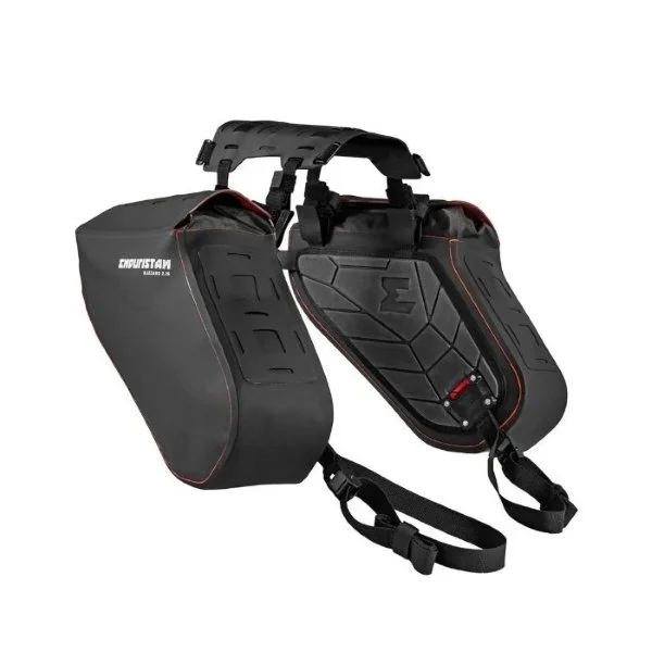 Enduristan Hurricane 7 waterproof rucksack for Ural Motorcycles sidecars