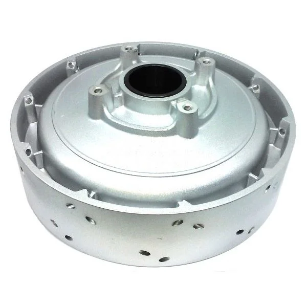 Rear wheel hub empty grey 2014-2018, original Ural Motorcycles spare part for sidecar via Moto Side Aventure (Ural sidecar dealer)