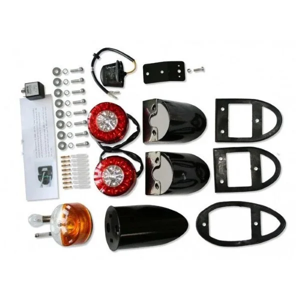 Retro style lights complete conversion kit, partly LED