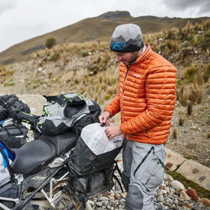 Sacs intérieurs pour sacoches Monsoon Evo de la marque Enduristan pour le garde-boue compatible avec les side-cars de marque Ural Motorcycles