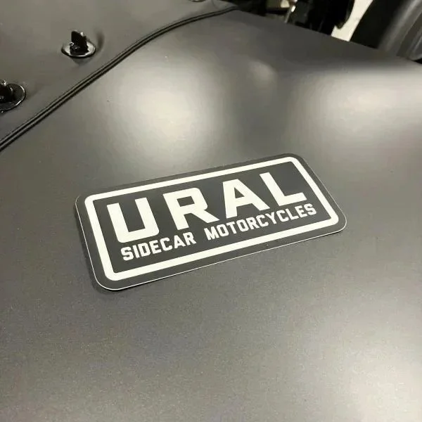 Pegatina con el emblema de URAL, accesorio para sidecares Ural a través de Moto Side Aventure (distribuidor de sidecares Ural)