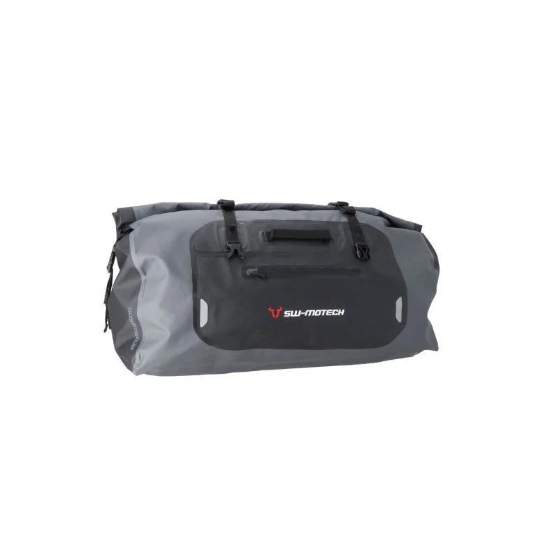 Sacoche de selle Drybag 600 gris/noir, Étanche, 60 l, accessoire pour side-car Ural via Moto Side Aventure (concessionnaire sidecar Ural)