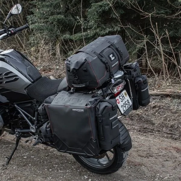 Enduristan Sacoche Laterale Monsoon Evo 2, accessoire side-car Ural via Moto Side Aventure (concessionnaire sidecar Ural)