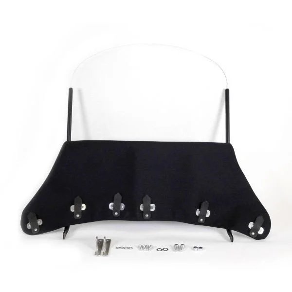 N°1 Sidecar windscreen and bracket assembly, textile, until 2012 for windshield (carburetor part)