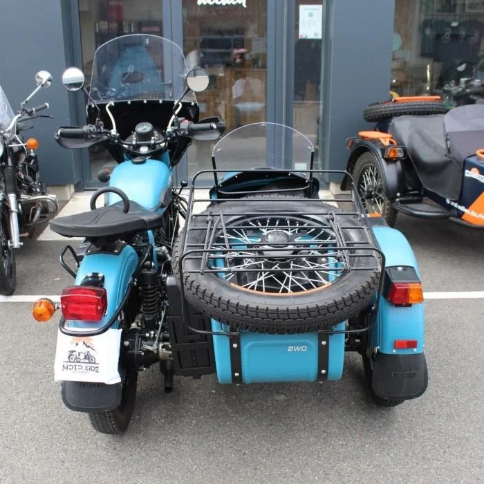 Side-car Ural d'occasion Sportsmans de novembre 2016 avec 8300 km vendu en dépôt/vente chez Moto Side Aventure Valence