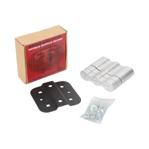 Soporte con doble asa Overland blanco, accesorio Overland para sidecar Ural a través de Moto Side Aventure (accesorio para sidecar Ural)