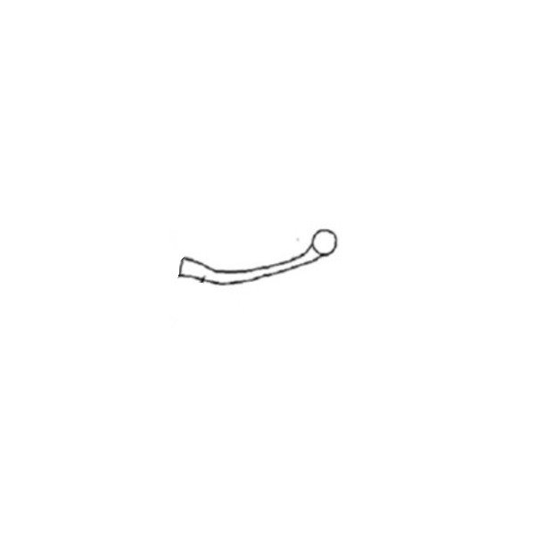 N°16 Levier de frein complet pour frein à tambour pour guidon (pièce carbu)