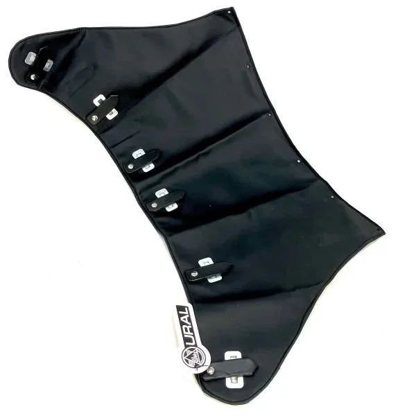 Black vinyl sidecar windshield apron pre-2012