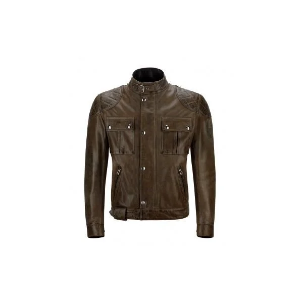 Belstaff Brooklands leather jacket Blackbrown, ideal for side-car road trips Ural