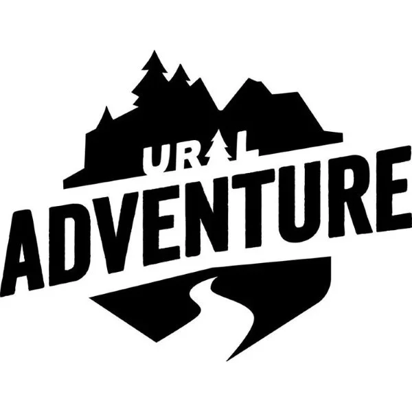 Pegatina «Adventure» en negro mate