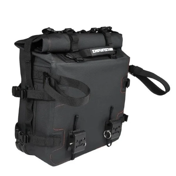 Enduristan Lateral Monsoon Evo Saddlebag, Ural sidecar accessory via Moto Side Aventure (Ural sidecar dealer)