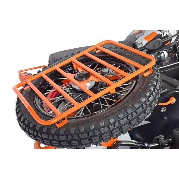 Spare wheel luggage rack heavy version installation kit flat black