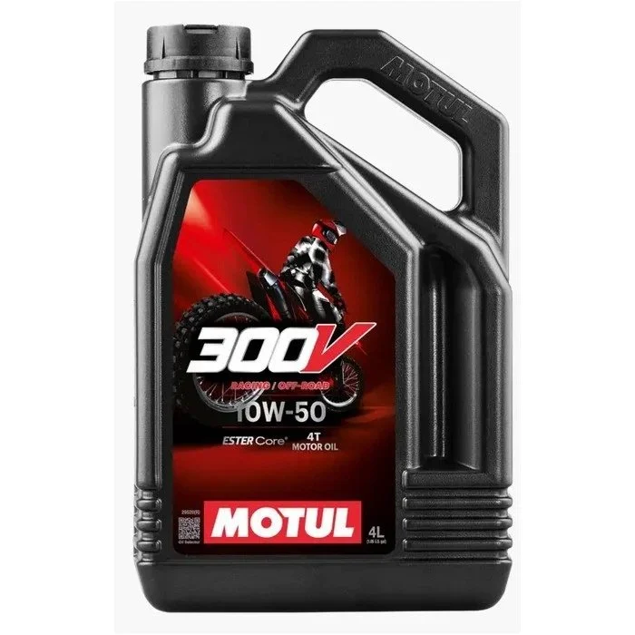 L’huile moteur Motul 300V OFF ROAD 10W50 est une huile de type Ester Core pour side-cars 4T.L’huile moteur Motul 300V OFF ROAD 10W50 est une huile de type Ester Core pour side-cars 4T.