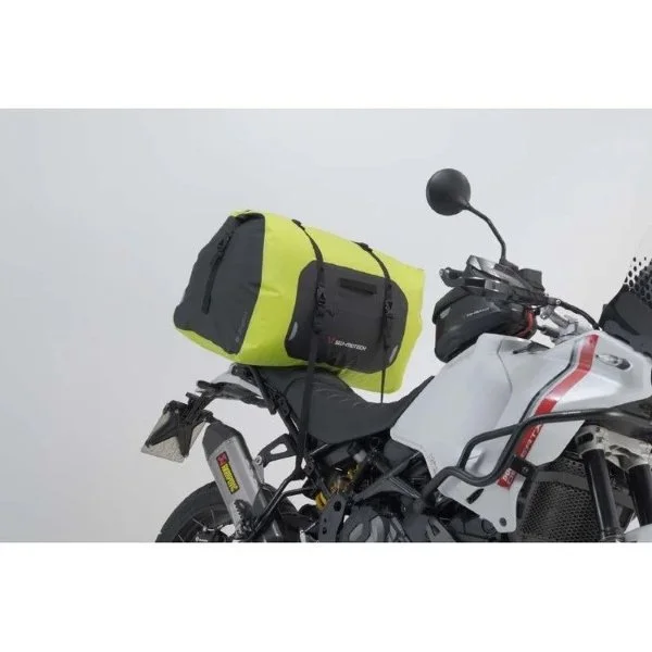 Sacoche de selle Drybag 600 jaune, étanche, 60 l, accessoire pour Ural sidecar via Moto Side Aventure (revendeur Ural sidecar)