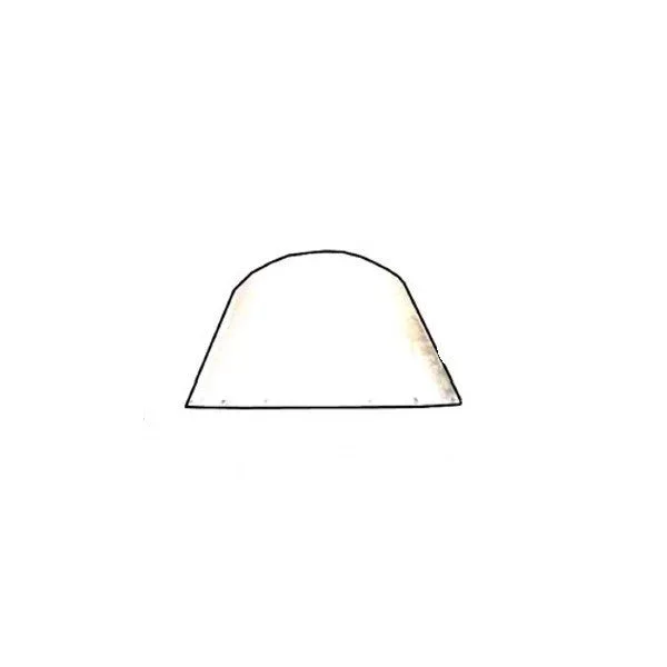 N°24 Glazing for metal fairing for the driver windshield (carburetor part)