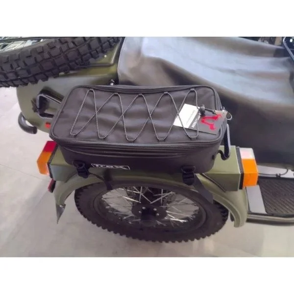 Bolsa M/L de 8 a 14 litros para portaequipajes de guardabarros de sidecar, impermeable, SW-Motech, accesorio para sidecar Ural a través de Moto Side Aventure (distribuidor de sidecares Ural)
