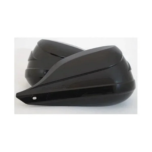 Protector de manos «versión pesada» con kit de montaje de aluminio, disponibles desde 2007, son un accesorio para sidecares Ural a través de Moto Side Aventure (distribuidor de sidecares Ural).