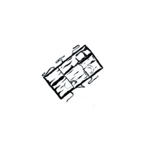 N°2 Bag for spare-part kit empty (russian) for tools (carburetor part)